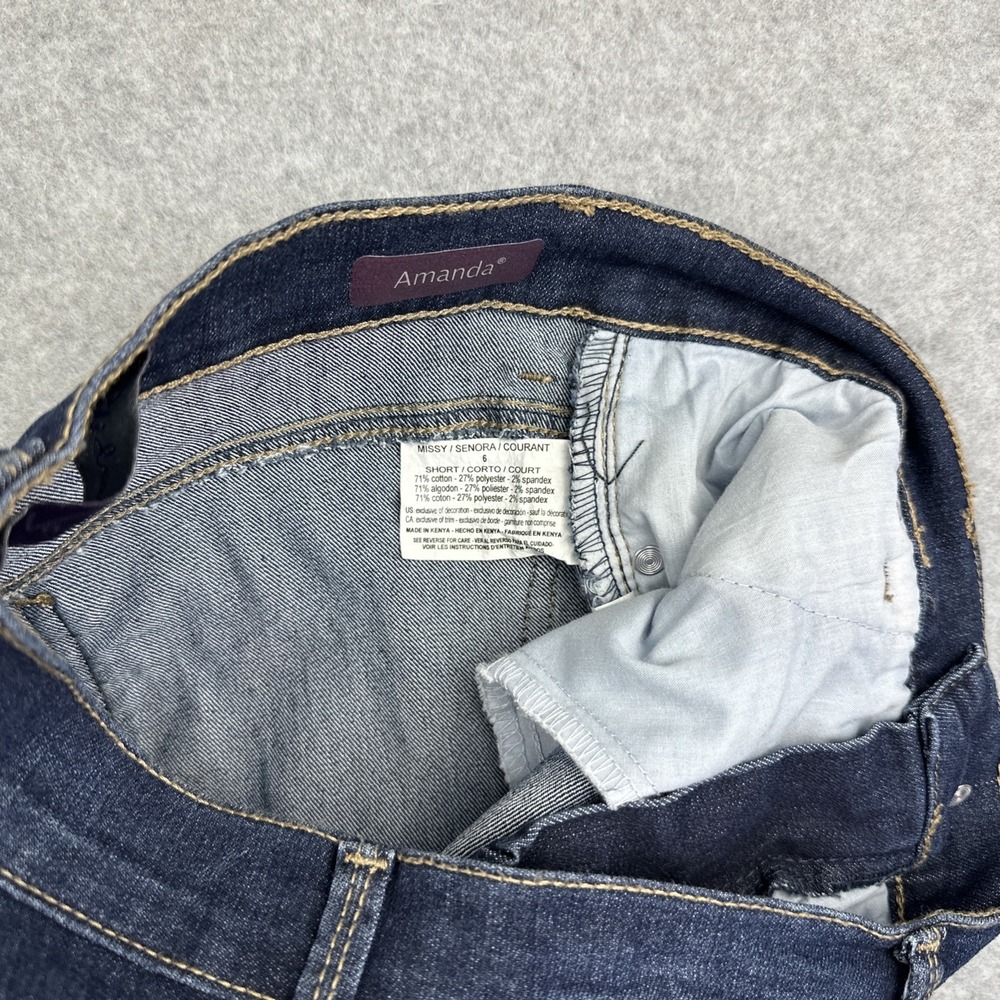 Gloria Vanderbilt Women's Amanda Jeans Size 6 - Picture 8 of 10